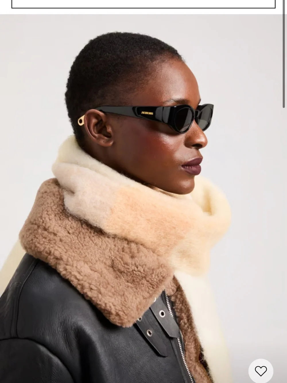 Jacquemus Black Sunglasses with Gold